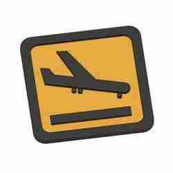 Airport Sign (Plane Landing)