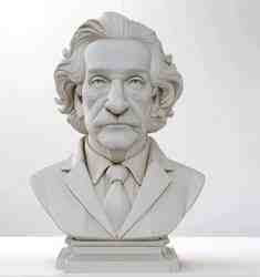 Albert Einstein Bust  3D Model STL Printable