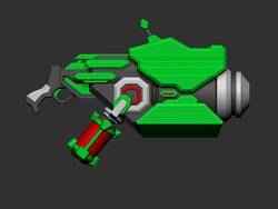 Alien Gun - Gun based on a random concept on Pinterest