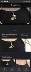ALLAH Name Pandent  Jewellery for Women
