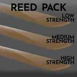 Alto Saxo Reeds COMBO Multiple Strengths (Low Medium and High) (1.5 to 4.5) Great Sound and Durability!
