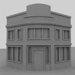 American corner building