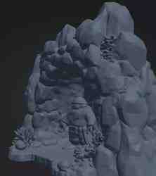 Aquarium Nativity Scene 3D Model Decorative Underwater Ornament
