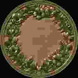 Blossom Harmony Floral Decorative Medallion STL file for CNC