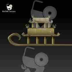 Bodkin/Hairpin for fashion 3 files STL/OBJ