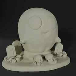 BooBoo the Happy Haunt Cute Chibi Ghost Figurine