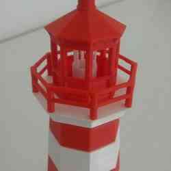 Brier Island Lighthouse  - Enforced & Splitted by color