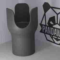 Car Cupholder Extension V2 for 46oz YETI, Stanley, Frank Green – Fits 85mm Car Cupholders | 3D Printable STL by PandaWorks