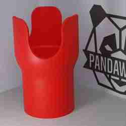Car Cupholder Extension V2 for 46oz YETI, Stanley, Frank Green – Fits 90mm Car Cupholders | 3D Printable STL by PandaWorks