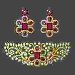 choker necklaces and earrings