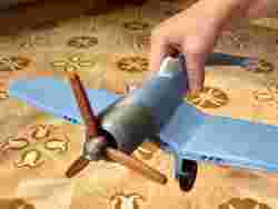 Classic Propeller Airplane Toy  Printable Assembly Kit