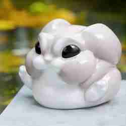 Cute chubby rabbit