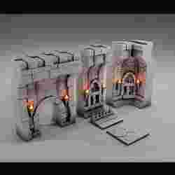 Dark Dungeons tabletop accessories - stone castle interior