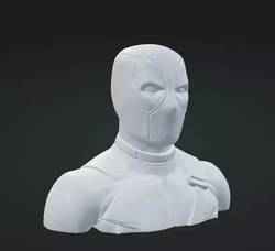 Deadpool 3D Model Stylized Superhero Figure
