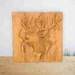 Deer - 3D STL File For CNC Wood Carving, Cnc Router Files, Cnc relief files, 3d printer files