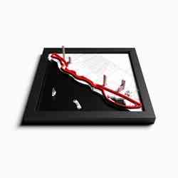 Digital STL file of the Jeddah Corniche Circuit - Bring the Saudi Arabian Grand Prix to your home