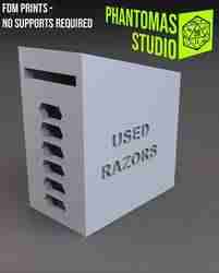 Disposable Razor Container