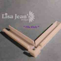 Dollhouse Gutters - Full system -  1/12 scale