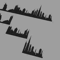 Dubai Skyline | Dubai silhouette