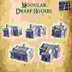 Dwarf Houses 28 mm Tabletop Terrain