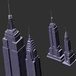 Empire State Building and Chrysler Building