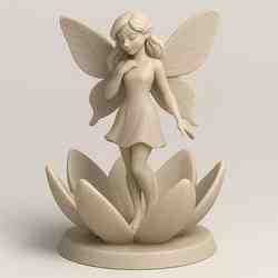 Fairy in Water Lily
