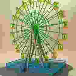 Ferris wheel Pripyat, Soviet standard Ferris wheel, scale model 1:100, movable