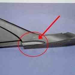 Ford Puma 2020-2024 Wheel arch trim moulding part front right. OEM Number L1TB-A16004-AD