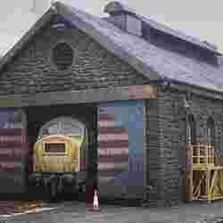 Fountainhall TMD 00 Gauge Single Engine Stone Shed