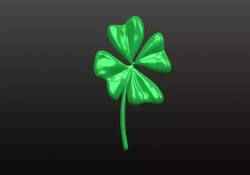 Four Leaf Clover STL Model for CNC and 3D Printing  Lucky Decor