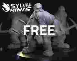 FREE SAMPLE - X1 Dwarven Citizen Set 03 - 75mm -  PRE-SUPPORTED