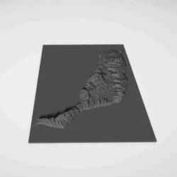 Fuerteventura (Canary Islands) - 3D Map