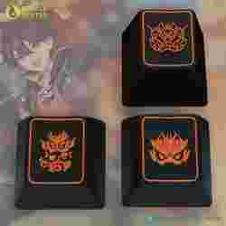 Genshin Impact Gaming Keycaps – OEM Profile STL Files for Mechanical Keyboards