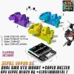 GEPRC Vapor D6 Dual SMA Mount with GEPRC GPS GEP-M1025 DQ Super Buzzer Immortal T ELRS