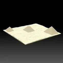 Giza Pyramid 3D STL model listing for 3D printing