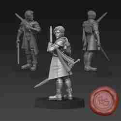 Gustave - Clair Obscur Expedition 33 - 32mm Miniature Free
