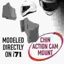 i71 (hjc) chin mount HQ for GoPro standard buckle