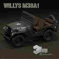 JEEP WILLYS M38A1  1-87 HO - SCALE