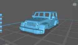 Jeep Wrangler Rubicon 2010 Body-READY TO PRINT