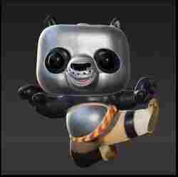 Kung fu panda dando una patada funko pop