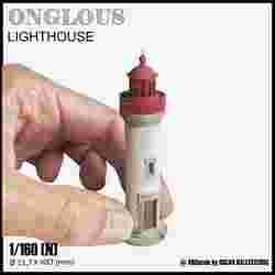 LES ONGLOUS LIGHTHOUSE - N (1/160) SCALE MODEL LANDMARK