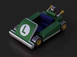 Luigis Kart 3D Model