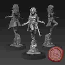 Lune - Clair Obscur Expedition 33 - 32mm Miniature