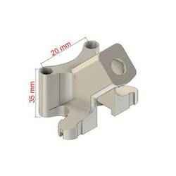 Mark4 V2 FPV drone universal antenna holder mount SMA + ELRS/TBS Crossfire STL