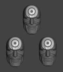 MARVEL BULLEYE FROM DAREDEVIL EXPRESSIONS 3-PACK HEADSCULPT