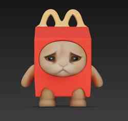 Meme Gato Mc Donalds