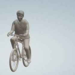 men riding bicycle