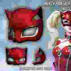 Mercy Panther Cosplay Mask OverWatch 2 Persona Colab