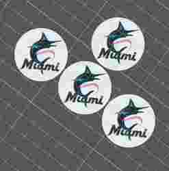 Miami Marlins tire valve stem
