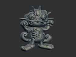 miaouss pokeman zombie cnc model